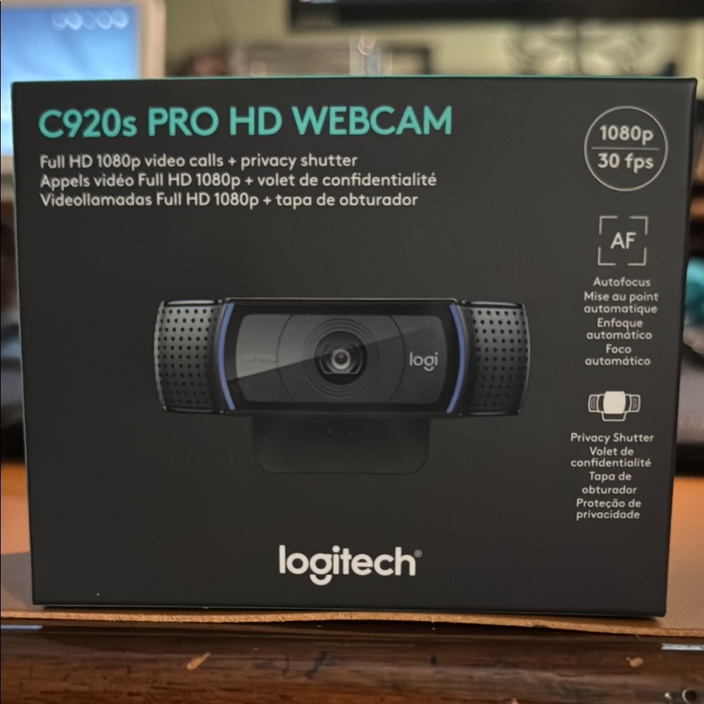 Logitech C920s Pro HD Webcam
